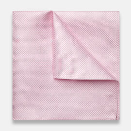 Mens Light Pink Silk Pocket Square